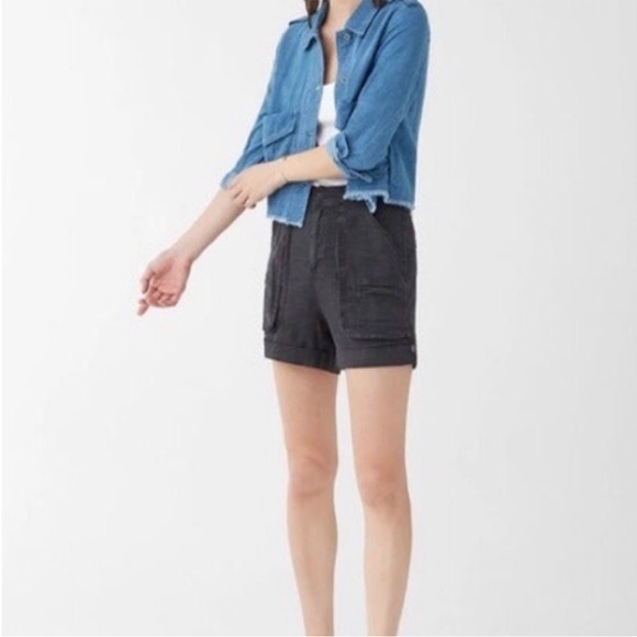 SPLENDID Indigo Double Cloth Jacket Frayed XL - Picture 11 of 14